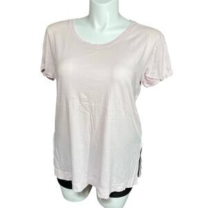 Old Navy Womens T Shirt Top Short Sleeve Cotton Blush Pink Large